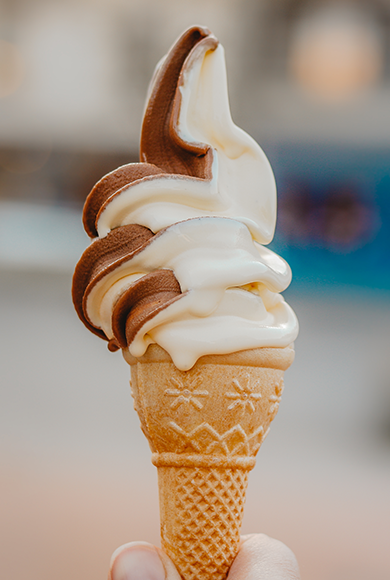 Ice cream cone.